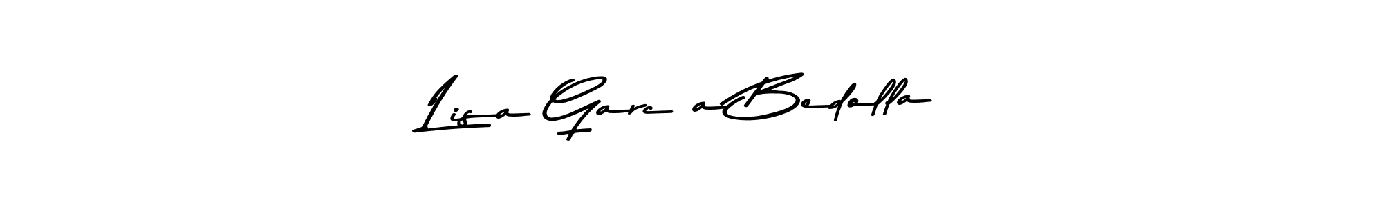 Asem Kandis PERSONAL USE is a professional signature style that is perfect for those who want to add a touch of class to their signature. It is also a great choice for those who want to make their signature more unique. Get Lisa García Bedolla name to fancy signature for free. Lisa García Bedolla signature style 9 images and pictures png