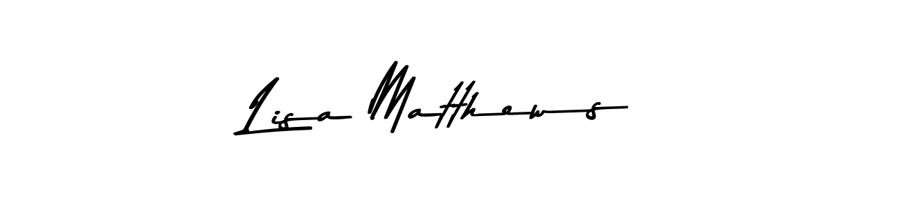 You should practise on your own different ways (Asem Kandis PERSONAL USE) to write your name (Lisa Matthews) in signature. don't let someone else do it for you. Lisa Matthews signature style 9 images and pictures png