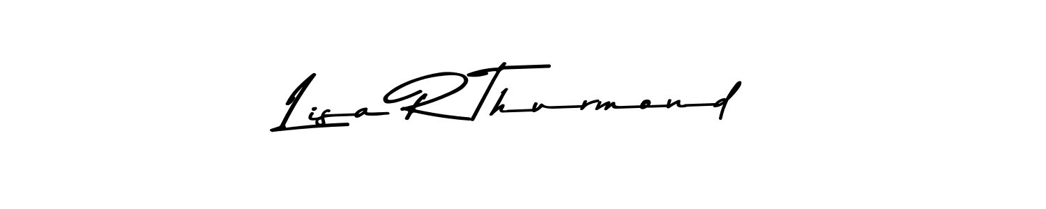 Also You can easily find your signature by using the search form. We will create Lisa R Thurmond name handwritten signature images for you free of cost using Asem Kandis PERSONAL USE sign style. Lisa R Thurmond signature style 9 images and pictures png