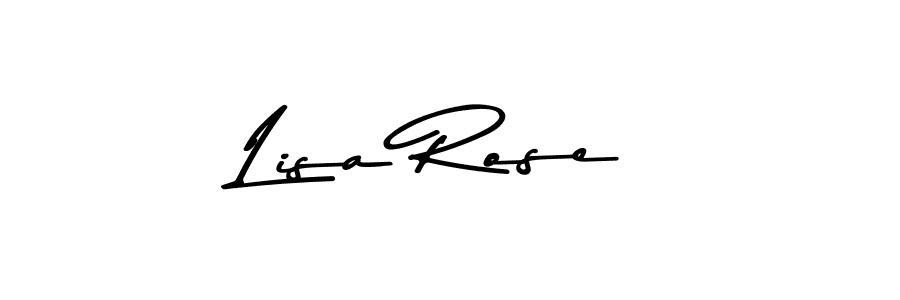 Lisa Rose stylish signature style. Best Handwritten Sign (Asem Kandis PERSONAL USE) for my name. Handwritten Signature Collection Ideas for my name Lisa Rose. Lisa Rose signature style 9 images and pictures png