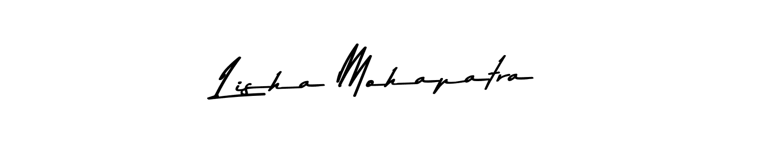 How to make Lisha Mohapatra signature? Asem Kandis PERSONAL USE is a professional autograph style. Create handwritten signature for Lisha Mohapatra name. Lisha Mohapatra signature style 9 images and pictures png