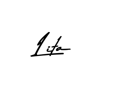 Similarly Asem Kandis PERSONAL USE is the best handwritten signature design. Signature creator online .You can use it as an online autograph creator for name Lita. Lita signature style 9 images and pictures png