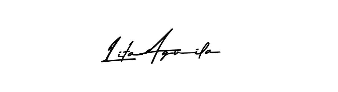 Here are the top 10 professional signature styles for the name Lita Aguila. These are the best autograph styles you can use for your name. Lita Aguila signature style 9 images and pictures png