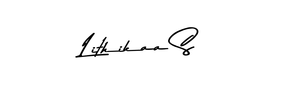 Similarly Asem Kandis PERSONAL USE is the best handwritten signature design. Signature creator online .You can use it as an online autograph creator for name Lithikaa S. Lithikaa S signature style 9 images and pictures png