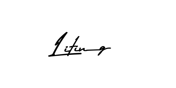 See photos of Liting official signature by Spectra . Check more albums & portfolios. Read reviews & check more about Asem Kandis PERSONAL USE font. Liting signature style 9 images and pictures png