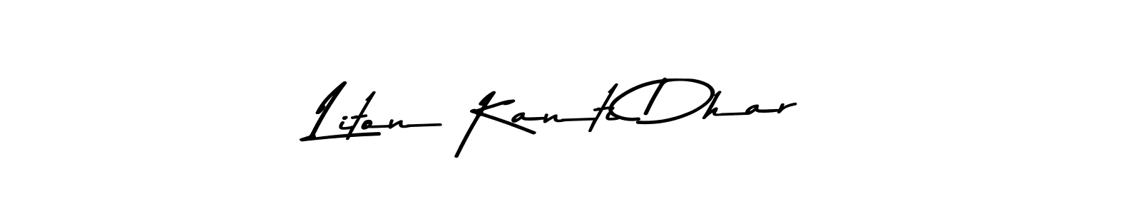 You can use this online signature creator to create a handwritten signature for the name Liton Kanti Dhar. This is the best online autograph maker. Liton Kanti Dhar signature style 9 images and pictures png