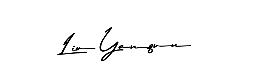 Similarly Asem Kandis PERSONAL USE is the best handwritten signature design. Signature creator online .You can use it as an online autograph creator for name Liu Yanqun. Liu Yanqun signature style 9 images and pictures png