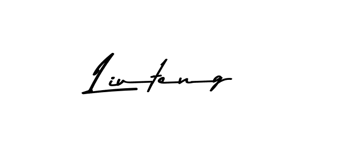 You should practise on your own different ways (Asem Kandis PERSONAL USE) to write your name (Liuteng) in signature. don't let someone else do it for you. Liuteng signature style 9 images and pictures png