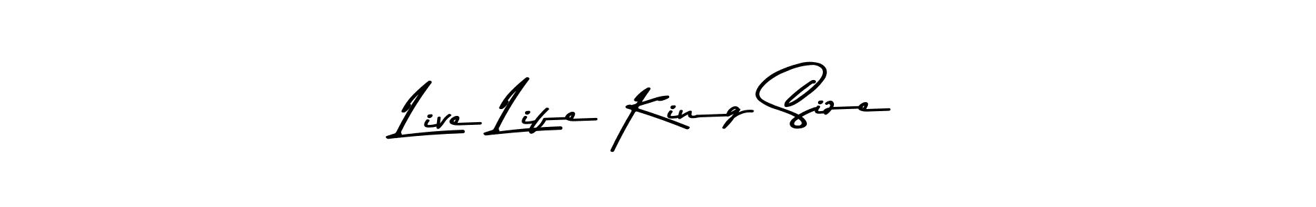 Make a beautiful signature design for name Live Life King Size. Use this online signature maker to create a handwritten signature for free. Live Life King Size signature style 9 images and pictures png