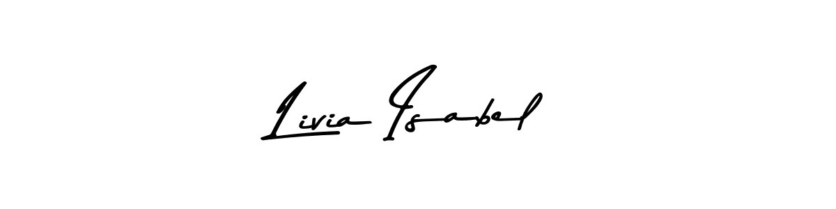Make a beautiful signature design for name Livia Isabel. Use this online signature maker to create a handwritten signature for free. Livia Isabel signature style 9 images and pictures png