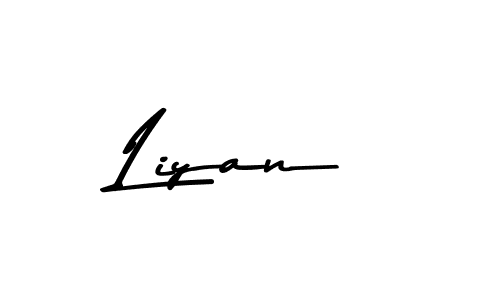 How to make Liyan signature? Asem Kandis PERSONAL USE is a professional autograph style. Create handwritten signature for Liyan name. Liyan signature style 9 images and pictures png