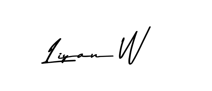 You can use this online signature creator to create a handwritten signature for the name Liyan W. This is the best online autograph maker. Liyan W signature style 9 images and pictures png