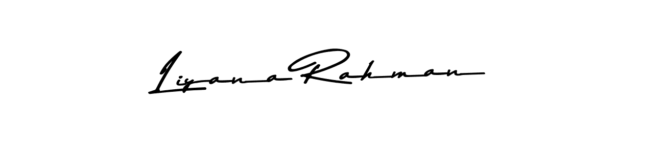 How to Draw Liyana Rahman signature style? Asem Kandis PERSONAL USE is a latest design signature styles for name Liyana Rahman. Liyana Rahman signature style 9 images and pictures png