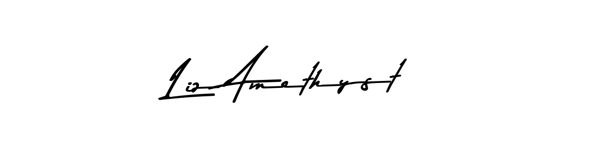How to Draw Liz Amethyst signature style? Asem Kandis PERSONAL USE is a latest design signature styles for name Liz Amethyst. Liz Amethyst signature style 9 images and pictures png