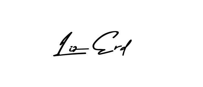 How to make Liz Erd signature? Asem Kandis PERSONAL USE is a professional autograph style. Create handwritten signature for Liz Erd name. Liz Erd signature style 9 images and pictures png