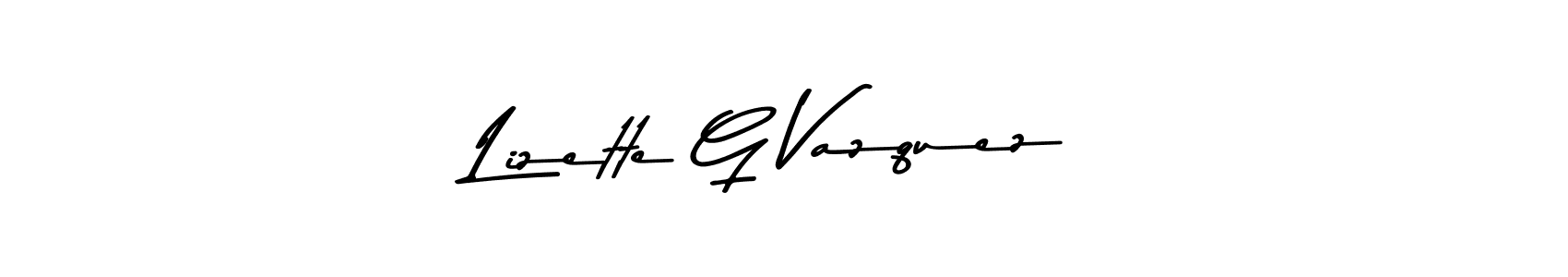Check out images of Autograph of Lizette G Vazquez name. Actor Lizette G Vazquez Signature Style. Asem Kandis PERSONAL USE is a professional sign style online. Lizette G Vazquez signature style 9 images and pictures png