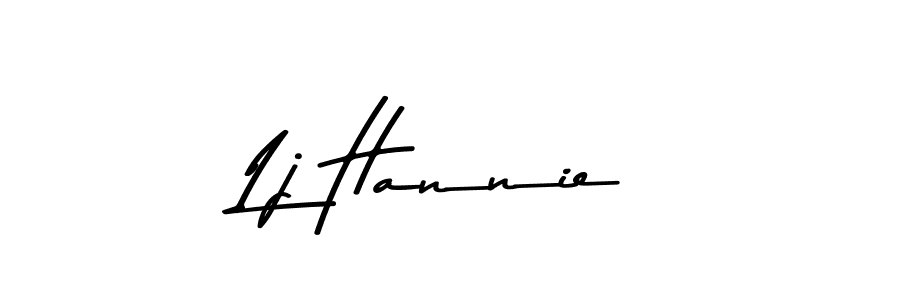 Similarly Asem Kandis PERSONAL USE is the best handwritten signature design. Signature creator online .You can use it as an online autograph creator for name Lj Hannie. Lj Hannie signature style 9 images and pictures png