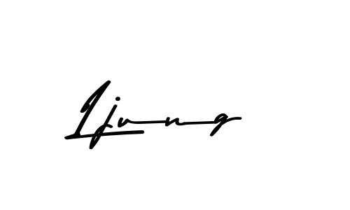 Make a beautiful signature design for name Ljung. With this signature (Asem Kandis PERSONAL USE) style, you can create a handwritten signature for free. Ljung signature style 9 images and pictures png