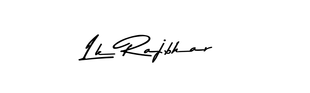 Asem Kandis PERSONAL USE is a professional signature style that is perfect for those who want to add a touch of class to their signature. It is also a great choice for those who want to make their signature more unique. Get Lk Rajbhar name to fancy signature for free. Lk Rajbhar signature style 9 images and pictures png