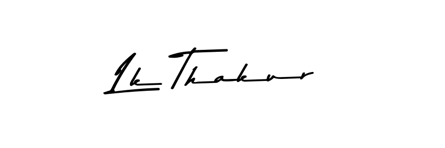 Also You can easily find your signature by using the search form. We will create Lk Thakur name handwritten signature images for you free of cost using Asem Kandis PERSONAL USE sign style. Lk Thakur signature style 9 images and pictures png