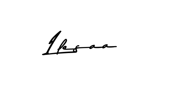 Create a beautiful signature design for name Llesaa. With this signature (Asem Kandis PERSONAL USE) fonts, you can make a handwritten signature for free. Llesaa signature style 9 images and pictures png