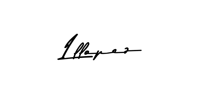 Create a beautiful signature design for name Lllopez. With this signature (Asem Kandis PERSONAL USE) fonts, you can make a handwritten signature for free. Lllopez signature style 9 images and pictures png