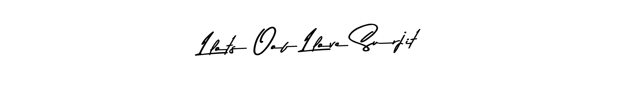 The best way (Asem Kandis PERSONAL USE) to make a short signature is to pick only two or three words in your name. The name Llots Oof Llove Surjit include a total of six letters. For converting this name. Llots Oof Llove Surjit signature style 9 images and pictures png