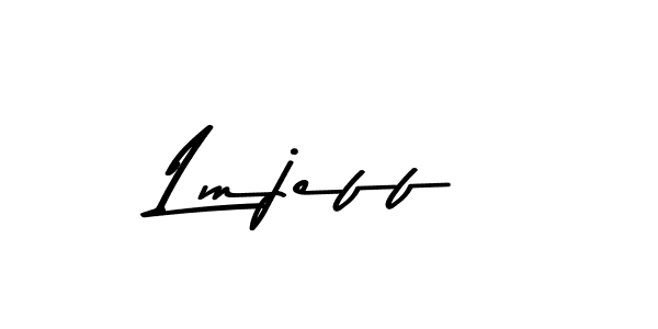 Design your own signature with our free online signature maker. With this signature software, you can create a handwritten (Asem Kandis PERSONAL USE) signature for name Lmjeff. Lmjeff signature style 9 images and pictures png