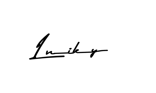 Similarly Asem Kandis PERSONAL USE is the best handwritten signature design. Signature creator online .You can use it as an online autograph creator for name Lniky. Lniky signature style 9 images and pictures png