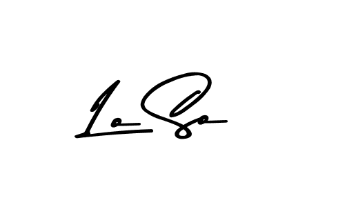 Asem Kandis PERSONAL USE is a professional signature style that is perfect for those who want to add a touch of class to their signature. It is also a great choice for those who want to make their signature more unique. Get Lo So name to fancy signature for free. Lo So signature style 9 images and pictures png