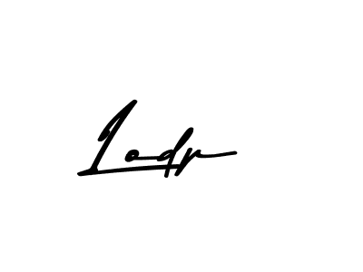 How to make Lodp name signature. Use Asem Kandis PERSONAL USE style for creating short signs online. This is the latest handwritten sign. Lodp signature style 9 images and pictures png
