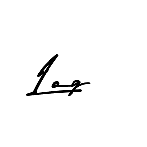 Design your own signature with our free online signature maker. With this signature software, you can create a handwritten (Asem Kandis PERSONAL USE) signature for name Log. Log signature style 9 images and pictures png