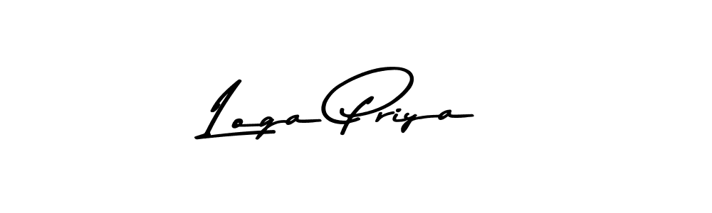 Use a signature maker to create a handwritten signature online. With this signature software, you can design (Asem Kandis PERSONAL USE) your own signature for name Loga Priya. Loga Priya signature style 9 images and pictures png