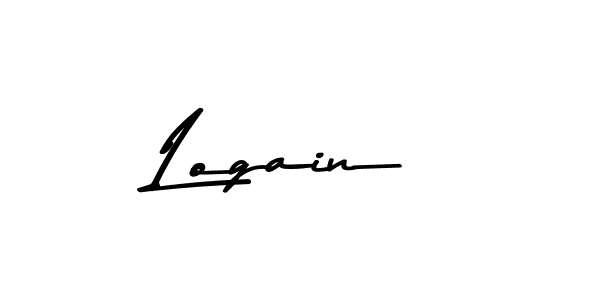 How to make Logain name signature. Use Asem Kandis PERSONAL USE style for creating short signs online. This is the latest handwritten sign. Logain signature style 9 images and pictures png