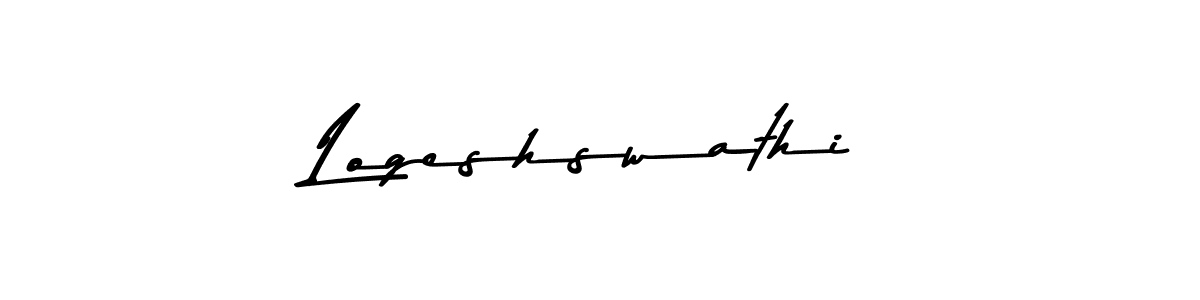 Use a signature maker to create a handwritten signature online. With this signature software, you can design (Asem Kandis PERSONAL USE) your own signature for name Logeshswathi. Logeshswathi signature style 9 images and pictures png
