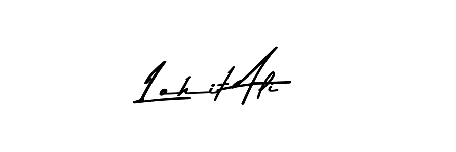 Design your own signature with our free online signature maker. With this signature software, you can create a handwritten (Asem Kandis PERSONAL USE) signature for name Lohit Ali. Lohit Ali signature style 9 images and pictures png