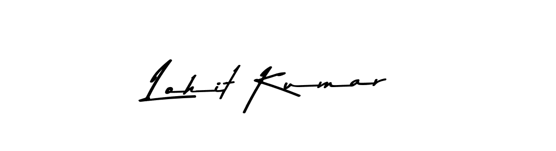 Create a beautiful signature design for name Lohit Kumar. With this signature (Asem Kandis PERSONAL USE) fonts, you can make a handwritten signature for free. Lohit Kumar signature style 9 images and pictures png