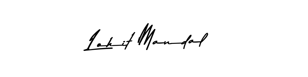 This is the best signature style for the Lohit Mandal name. Also you like these signature font (Asem Kandis PERSONAL USE). Mix name signature. Lohit Mandal signature style 9 images and pictures png
