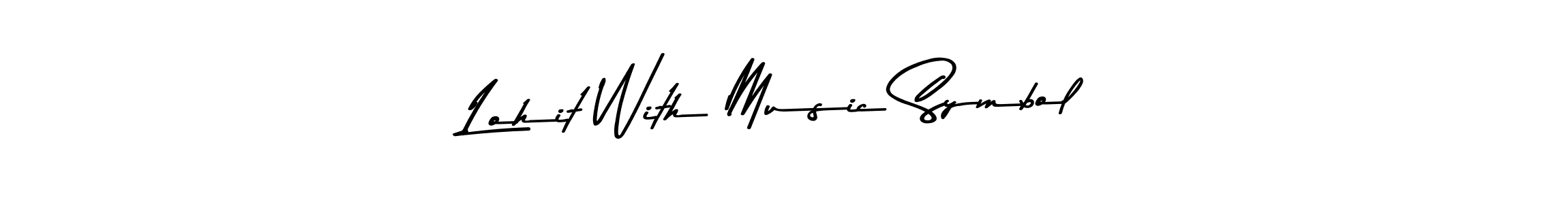 Lohit With Music Symbol stylish signature style. Best Handwritten Sign (Asem Kandis PERSONAL USE) for my name. Handwritten Signature Collection Ideas for my name Lohit With Music Symbol. Lohit With Music Symbol signature style 9 images and pictures png