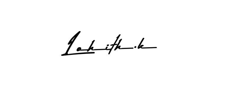 Here are the top 10 professional signature styles for the name Lohith.k. These are the best autograph styles you can use for your name. Lohith.k signature style 9 images and pictures png