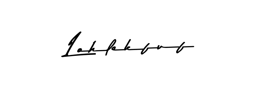 How to make Lohlekfuf signature? Asem Kandis PERSONAL USE is a professional autograph style. Create handwritten signature for Lohlekfuf name. Lohlekfuf signature style 9 images and pictures png
