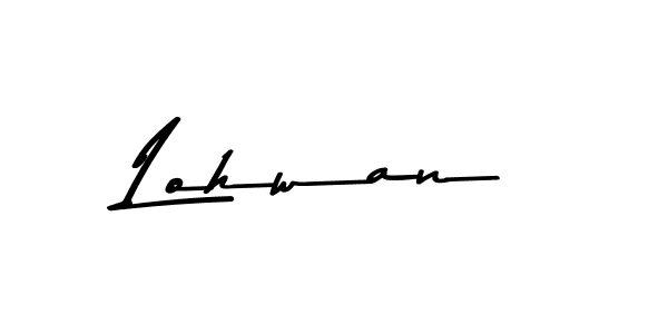 Make a beautiful signature design for name Lohwan. With this signature (Asem Kandis PERSONAL USE) style, you can create a handwritten signature for free. Lohwan signature style 9 images and pictures png