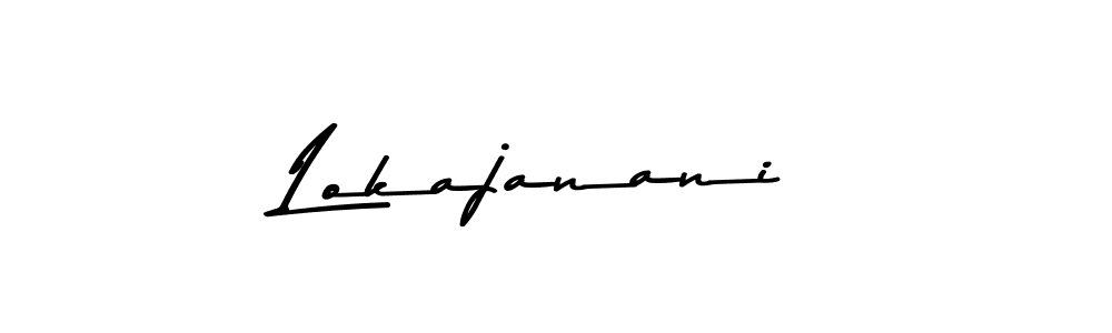 if you are searching for the best signature style for your name Lokajanani. so please give up your signature search. here we have designed multiple signature styles  using Asem Kandis PERSONAL USE. Lokajanani signature style 9 images and pictures png
