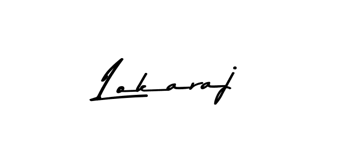 How to make Lokaraj signature? Asem Kandis PERSONAL USE is a professional autograph style. Create handwritten signature for Lokaraj name. Lokaraj signature style 9 images and pictures png