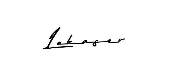 Similarly Asem Kandis PERSONAL USE is the best handwritten signature design. Signature creator online .You can use it as an online autograph creator for name Lokaser. Lokaser signature style 9 images and pictures png