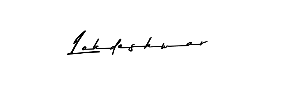 The best way (Asem Kandis PERSONAL USE) to make a short signature is to pick only two or three words in your name. The name Lokdeshwar include a total of six letters. For converting this name. Lokdeshwar signature style 9 images and pictures png