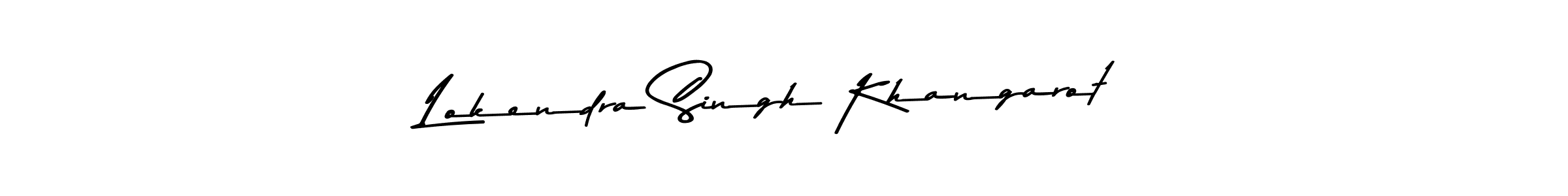 The best way (Asem Kandis PERSONAL USE) to make a short signature is to pick only two or three words in your name. The name Lokendra Singh Khangarot include a total of six letters. For converting this name. Lokendra Singh Khangarot signature style 9 images and pictures png