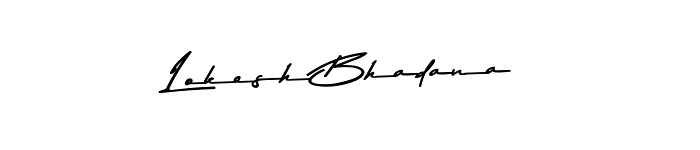 Similarly Asem Kandis PERSONAL USE is the best handwritten signature design. Signature creator online .You can use it as an online autograph creator for name Lokesh Bhadana. Lokesh Bhadana signature style 9 images and pictures png