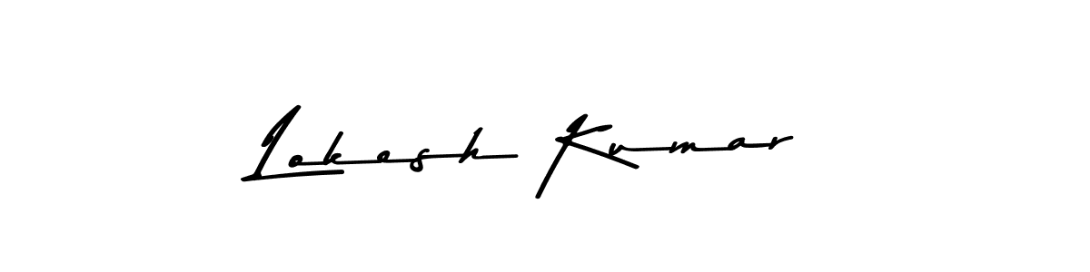 How to make Lokesh Kumar signature? Asem Kandis PERSONAL USE is a professional autograph style. Create handwritten signature for Lokesh Kumar name. Lokesh Kumar signature style 9 images and pictures png