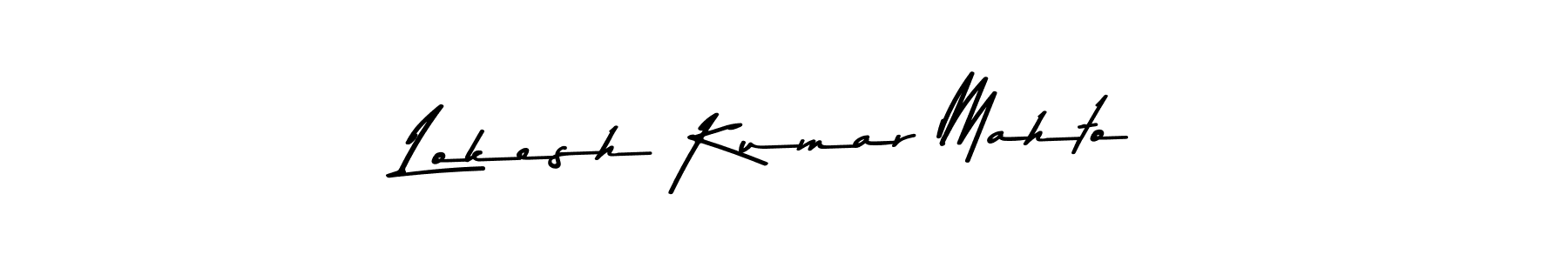 Lokesh Kumar Mahto stylish signature style. Best Handwritten Sign (Asem Kandis PERSONAL USE) for my name. Handwritten Signature Collection Ideas for my name Lokesh Kumar Mahto. Lokesh Kumar Mahto signature style 9 images and pictures png